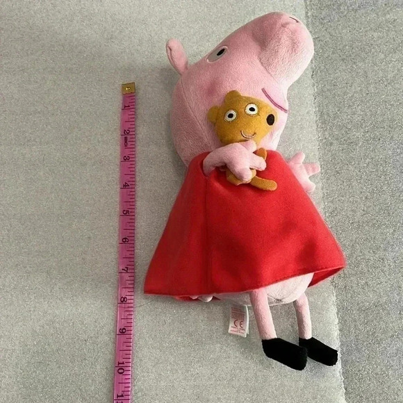 FREE TY Beanie Peppa Piggy with Bear Plush Doll for Kids - Picture 2 of 8